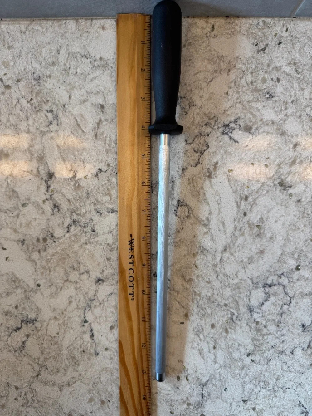 J. Henckels International sharpening‎ honing steel  tool 9' w/black handle